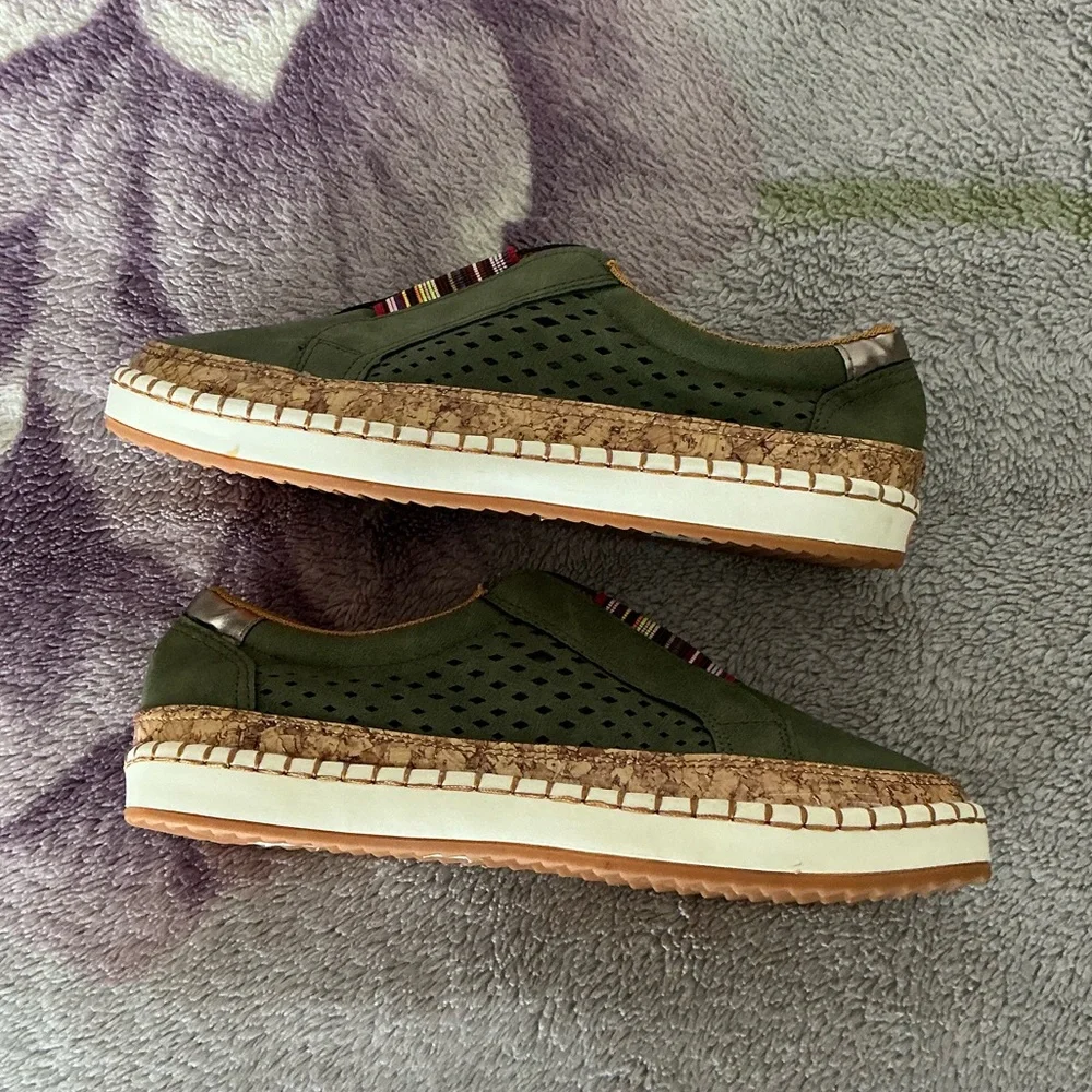 Women’s Olive Green Espadrille
